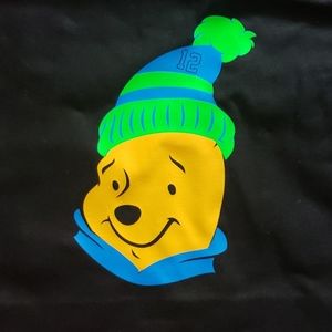 Winnie the pooh Seahawks tote bag